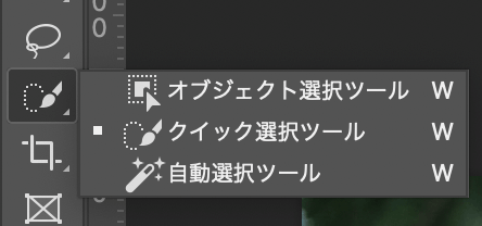 Photoshopを使って画像背景を透明化させる方法　クイック選択ツール